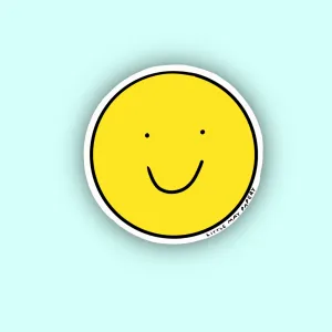 Smile vinyl sticker