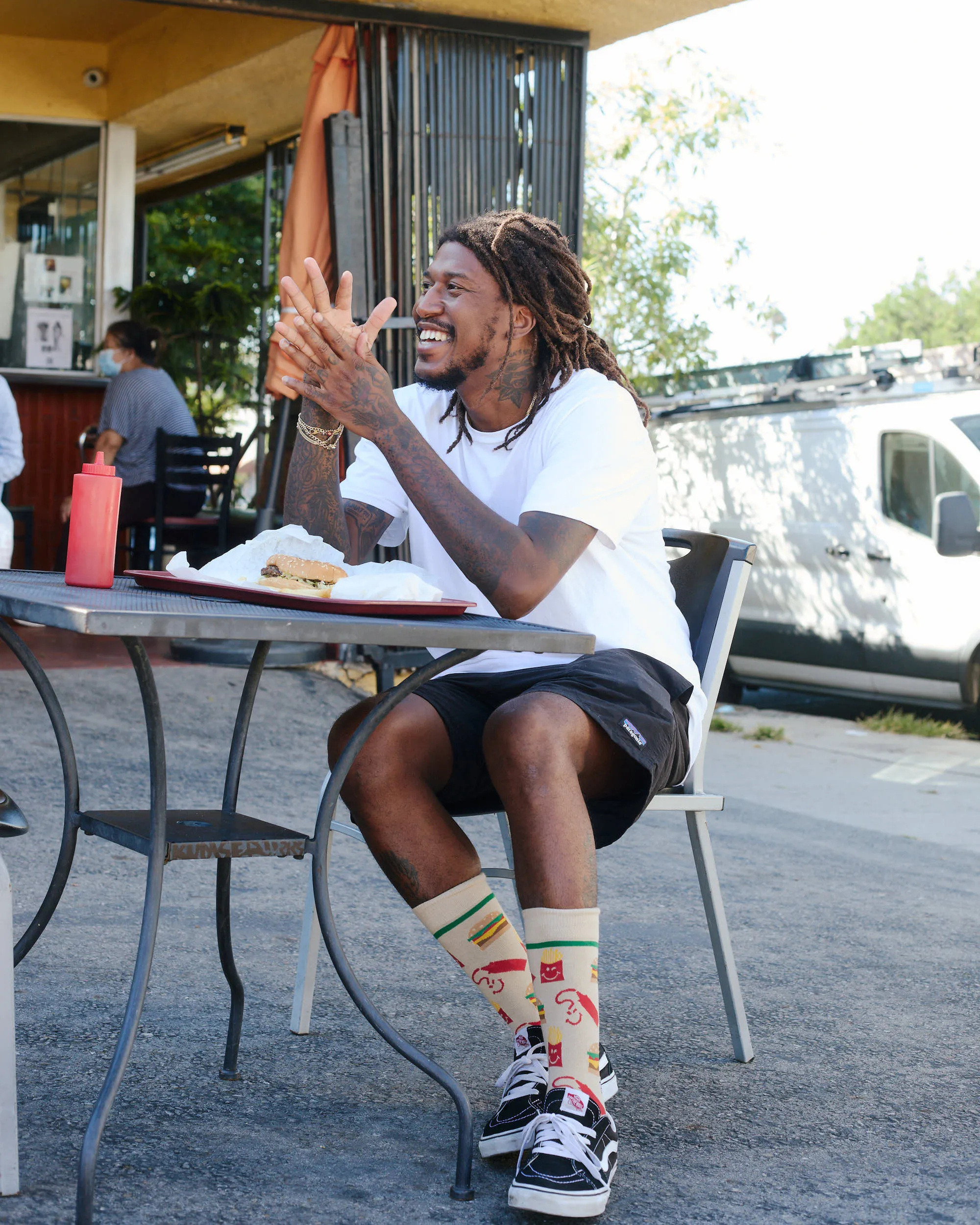 SMILEYWORLD Cheeseburger and Fries Socks
