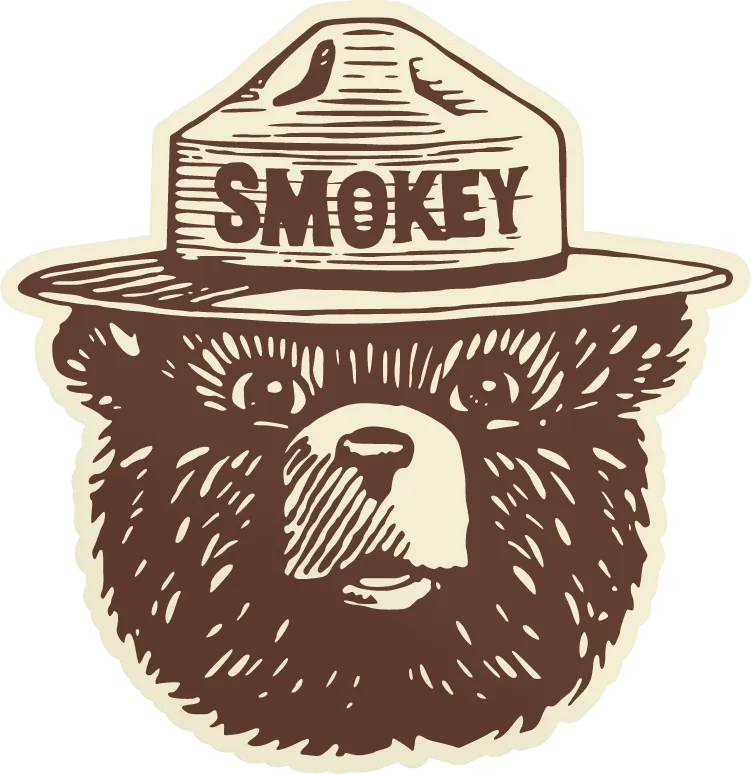 Smokey Logo Sticker