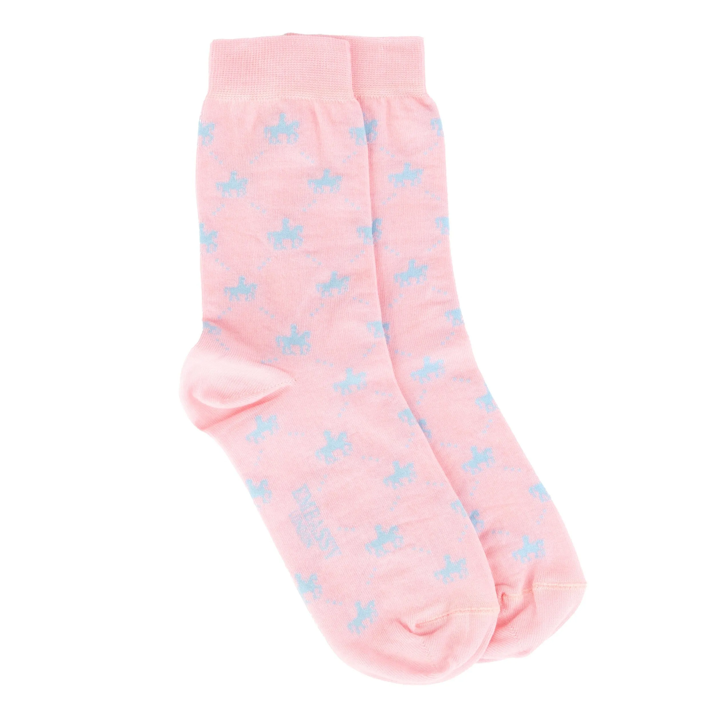 Socktopus - Pink Mix Pastel - Women's 3 pack cotton crew socks one size mix