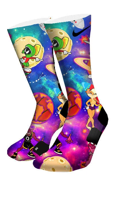Space Jam Custom Elite Socks