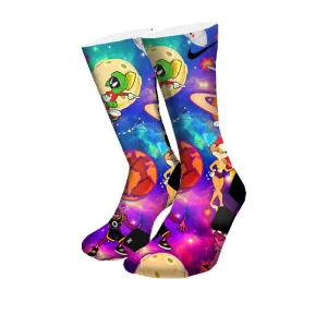 Space Jam Custom Elite Socks