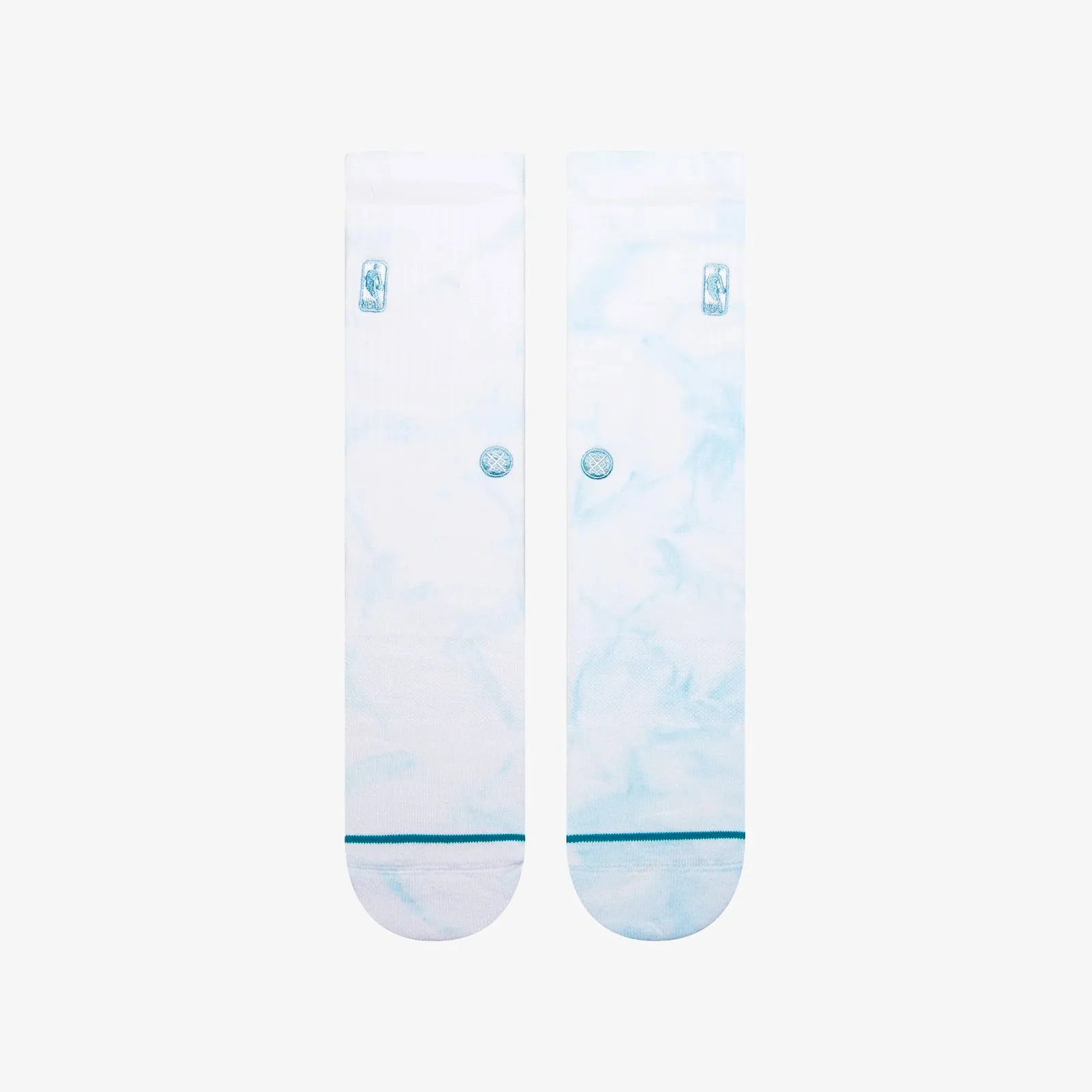 Stance NBA Logoman Dye Crew Socks - Light Blue