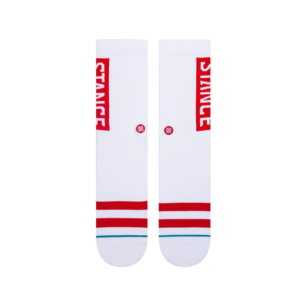 Stance OG Socks - White Red