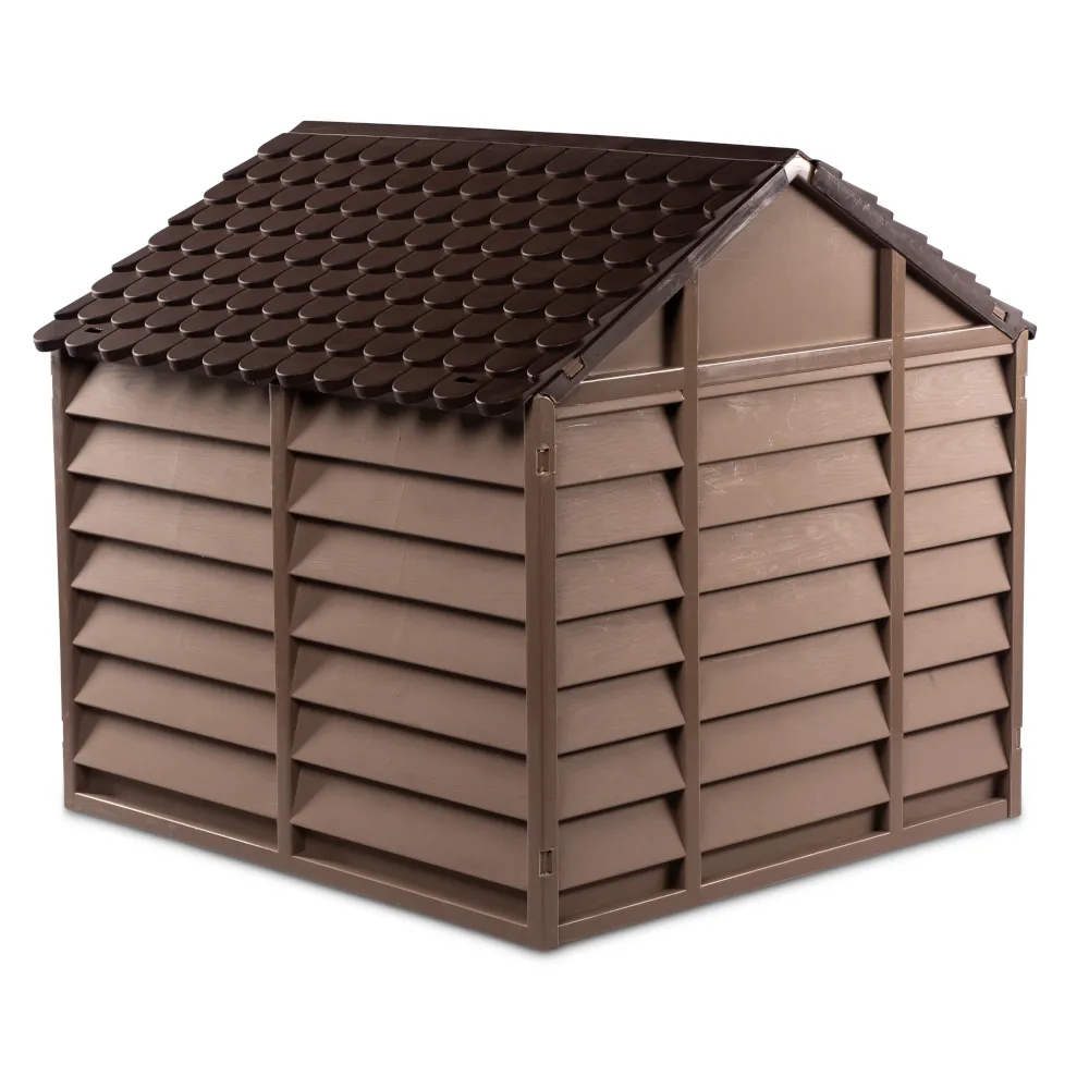 Starplast Large Dog Kennel - Mocha/Chocolate