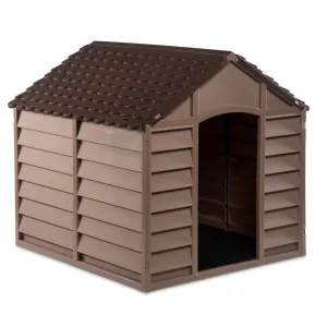 Starplast Large Dog Kennel - Mocha/Chocolate