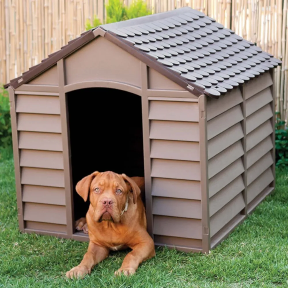 Starplast Large Dog Kennel - Mocha/Chocolate
