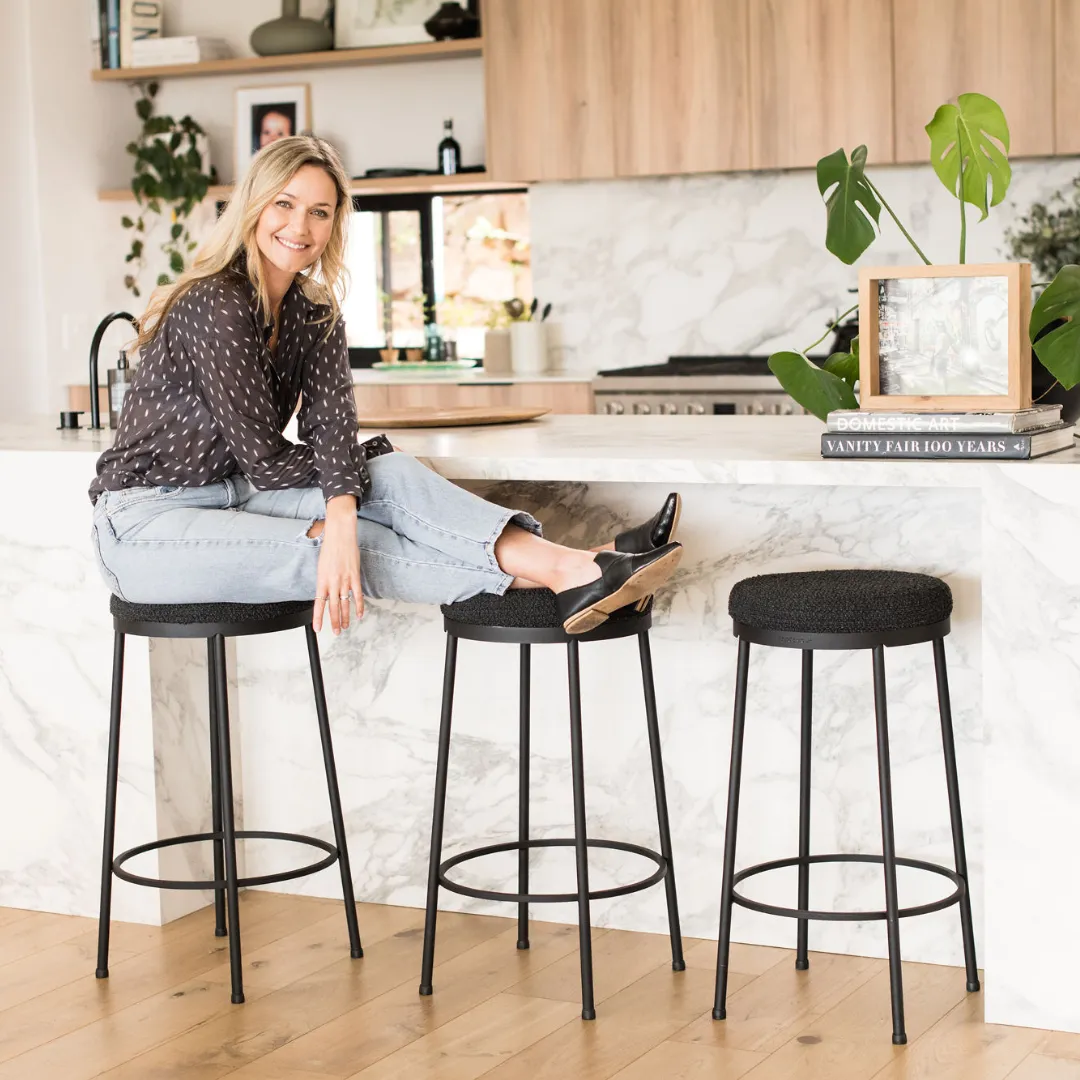 Stockholm Round Kitchen Stool - Bright