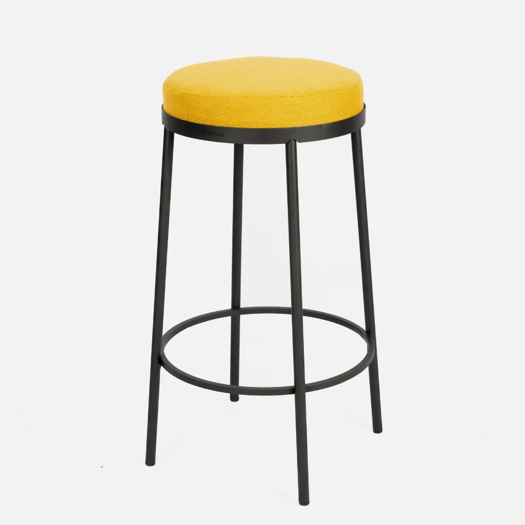 Stockholm Round Kitchen Stool - Bright