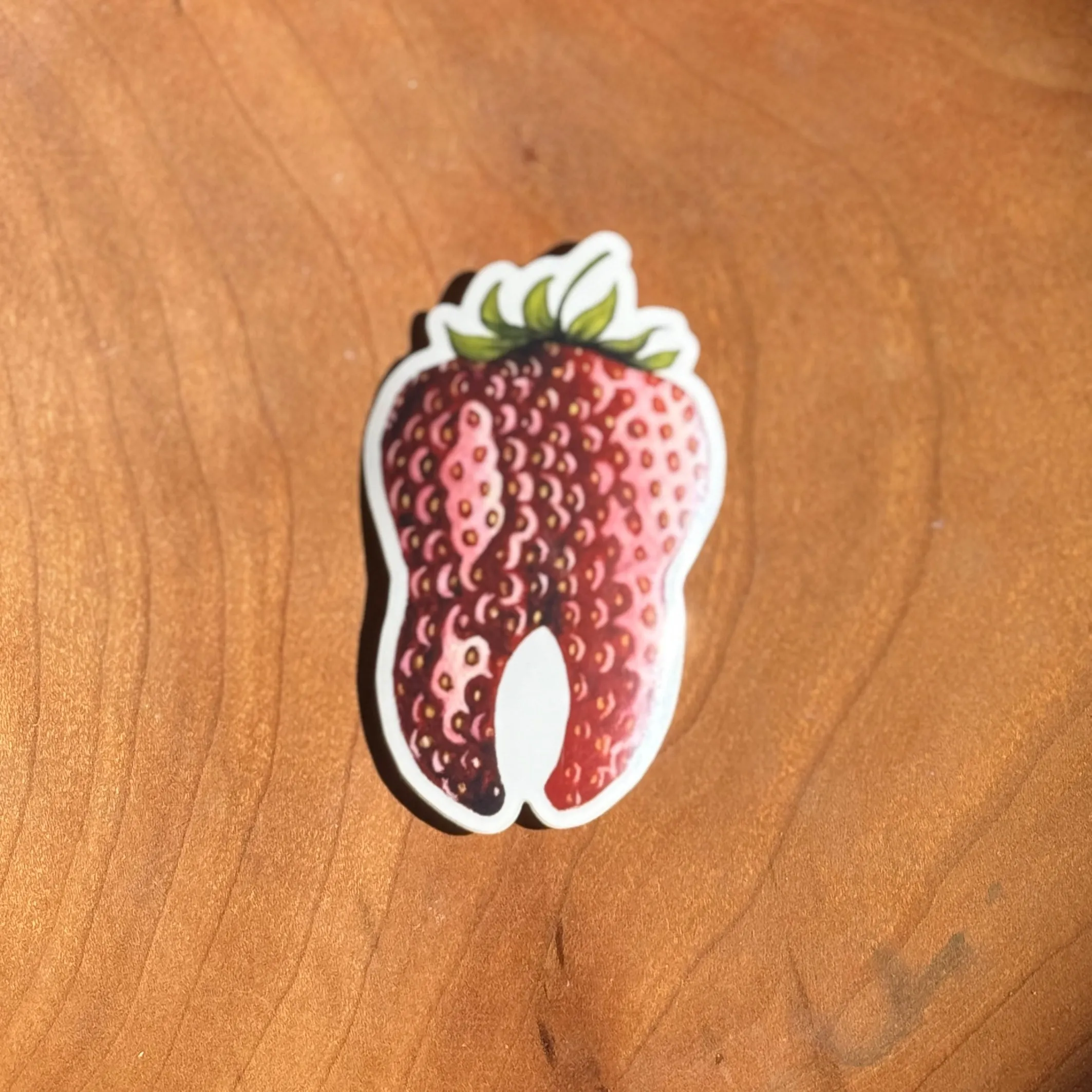 Strawberry Tooth Sticker