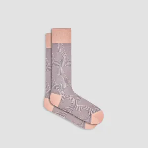 Striped Collage Mid-Calf Socks