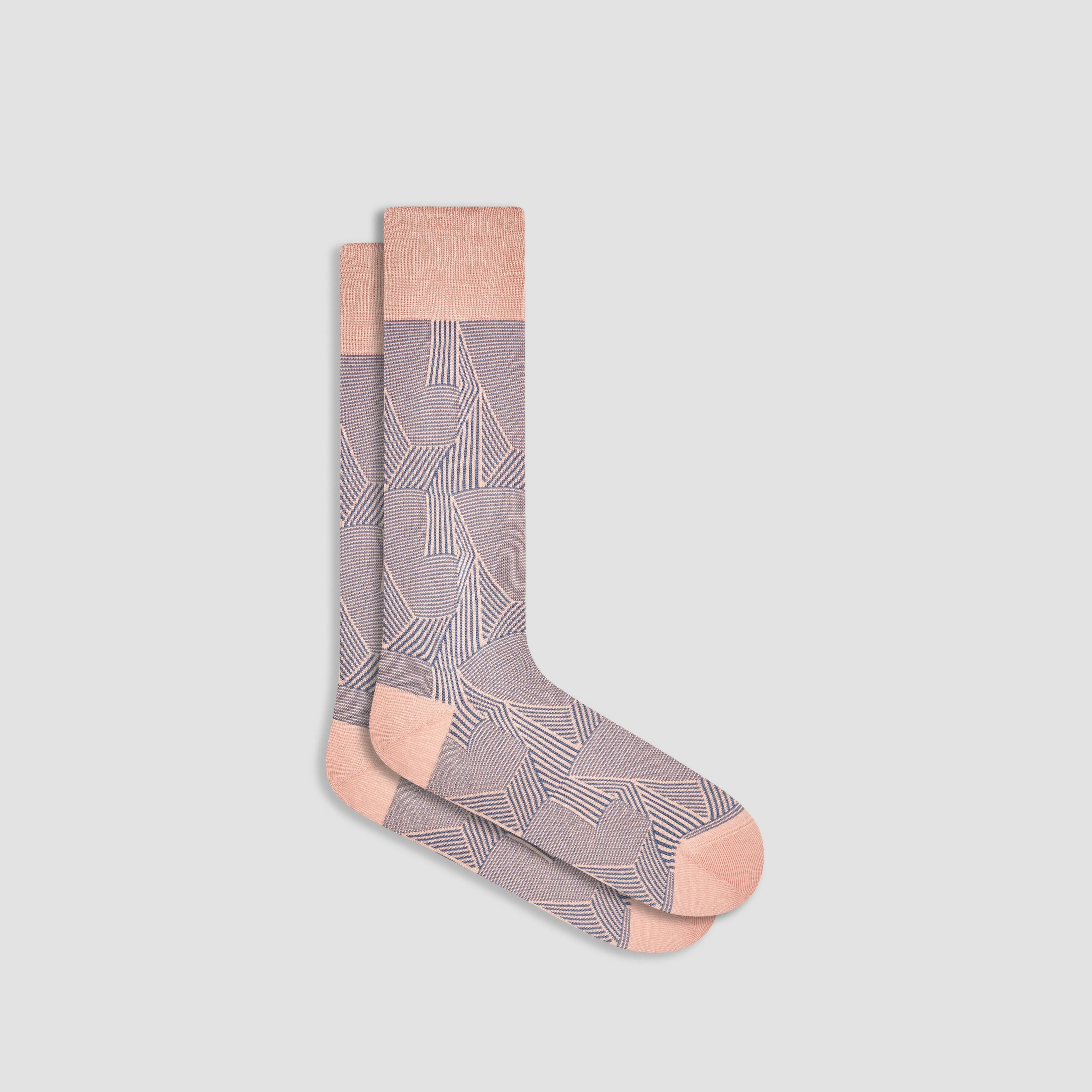 Striped Collage Mid-Calf Socks