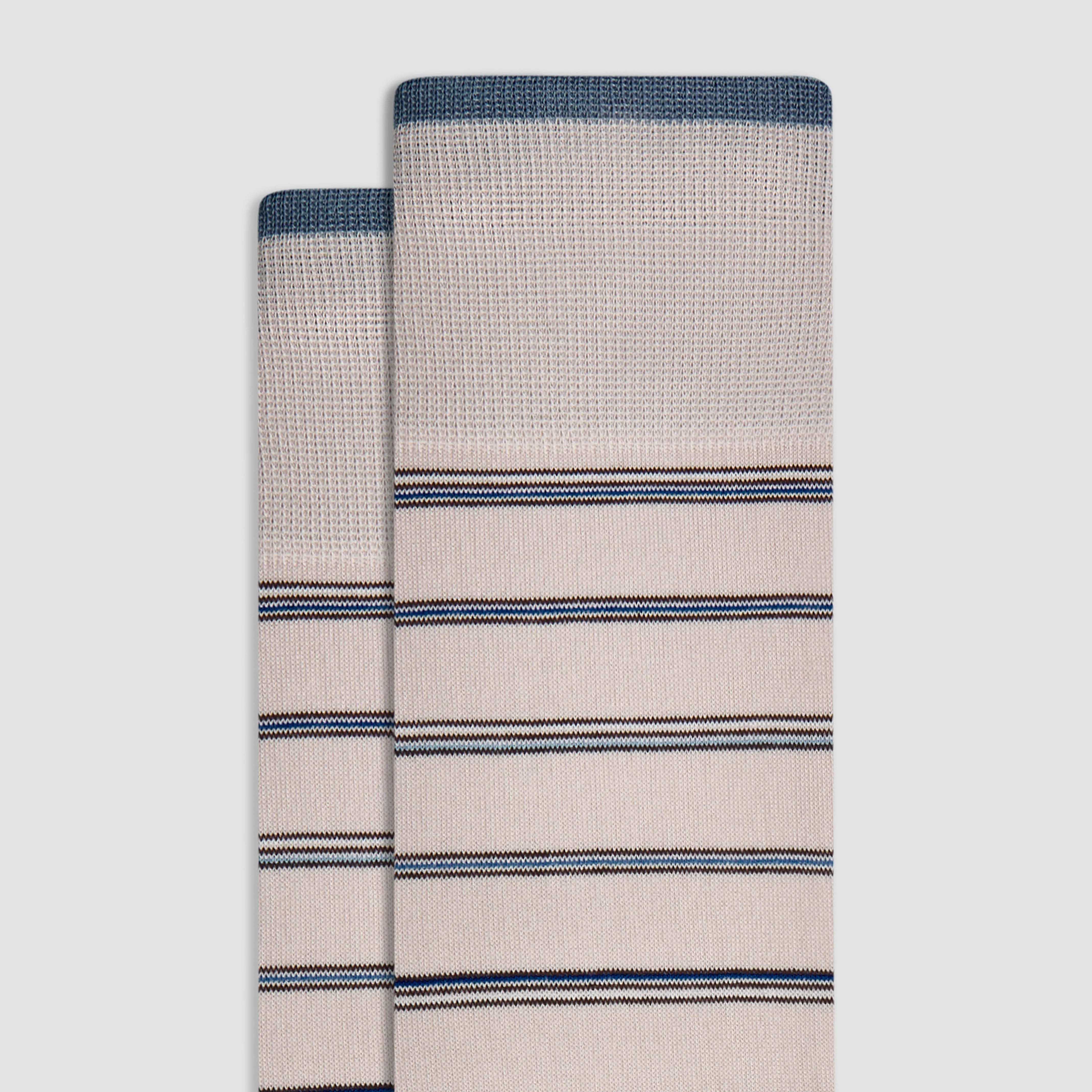 Striped Mid-Calf Socks