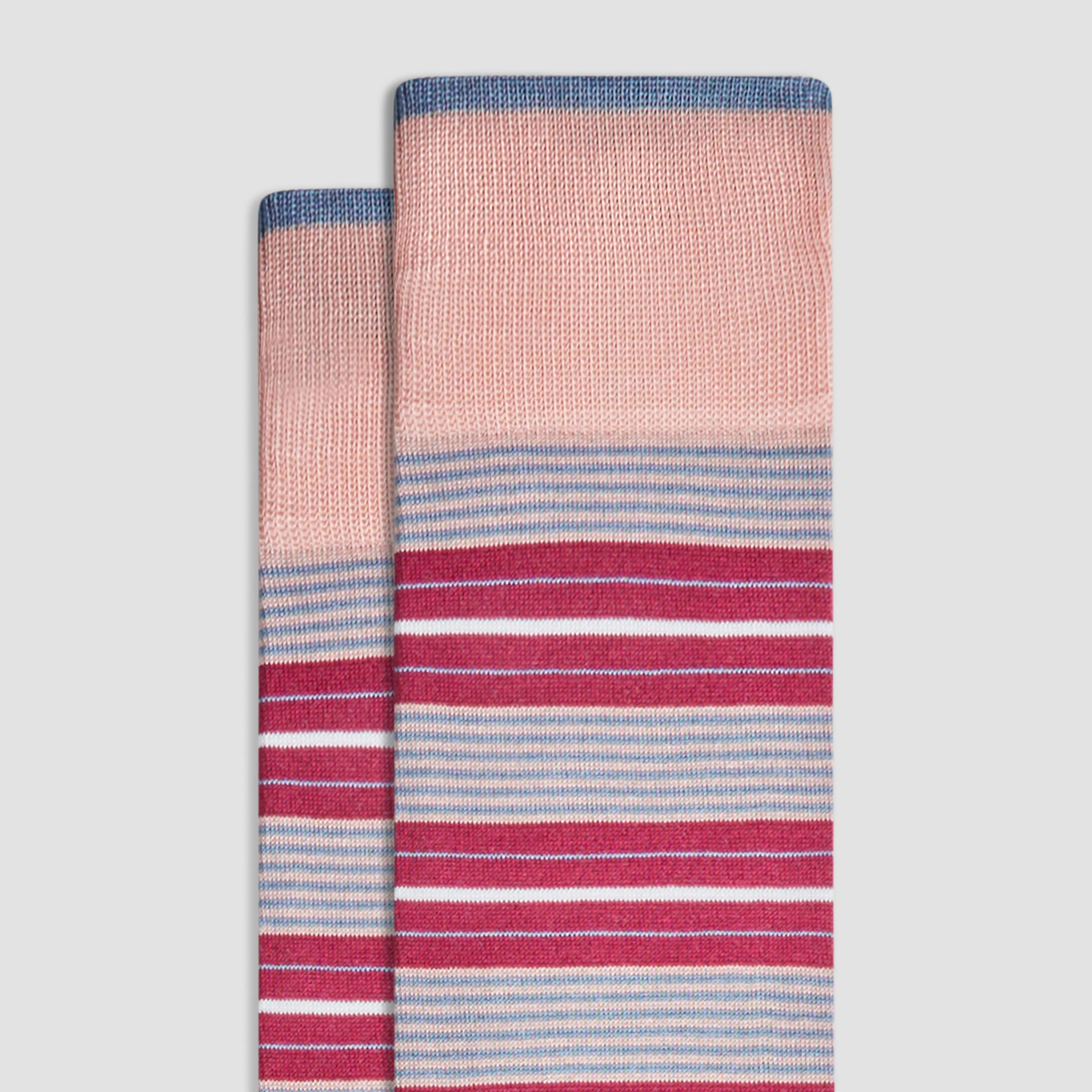 Striped Mid-Calf Socks