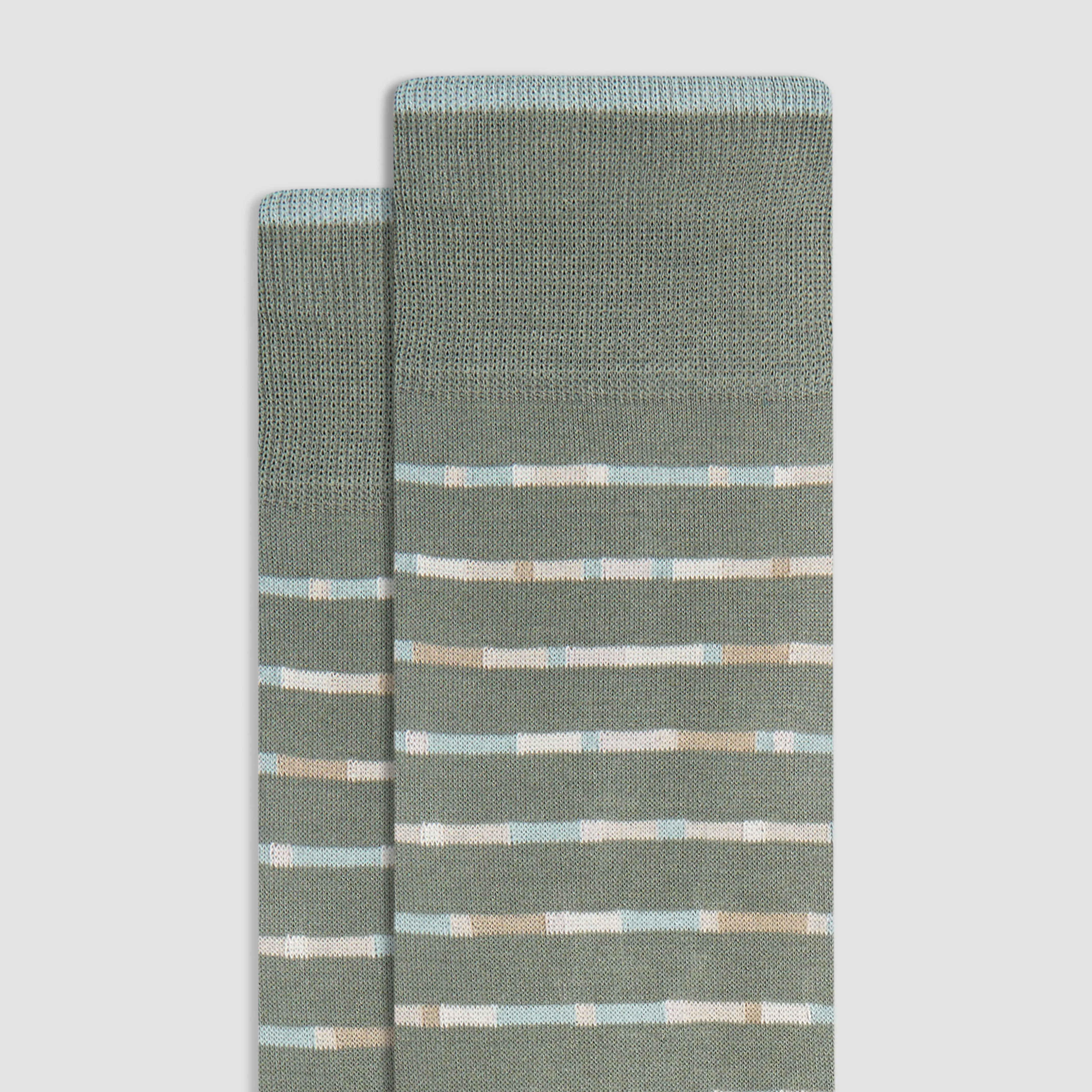 Striped Mid-Calf Socks