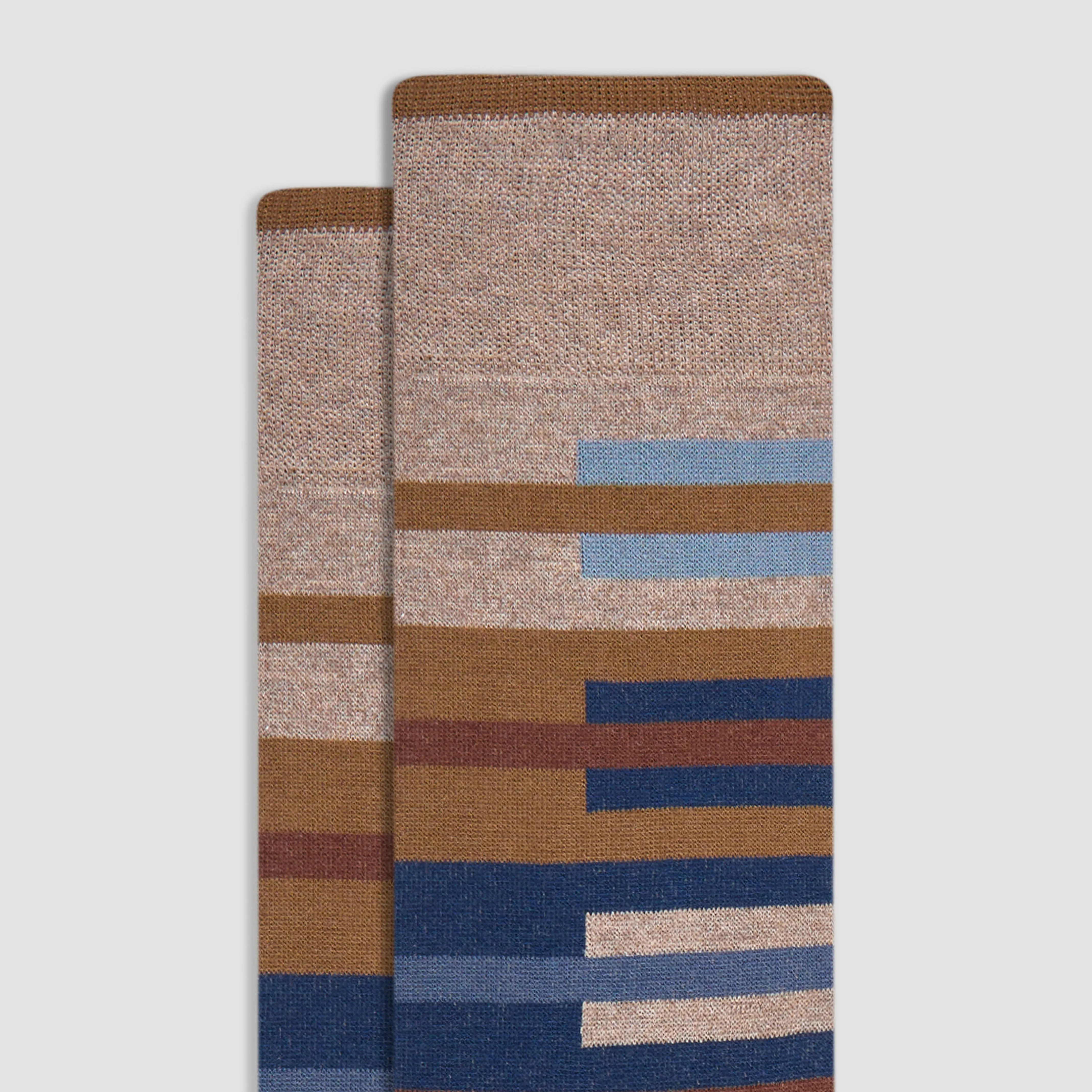 Striped Mid-Calf Socks