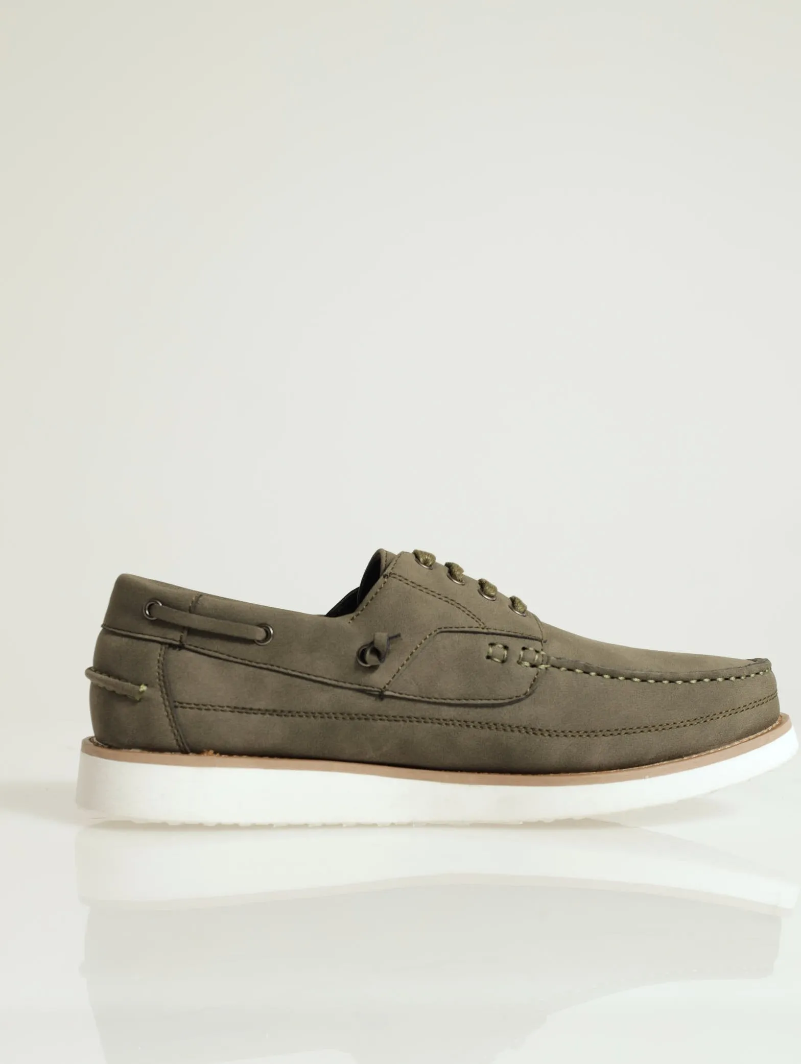 Style Deck Shoes - Olive