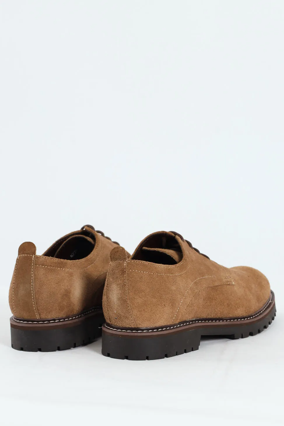 Suede Smart Casual Shoe - Taupe