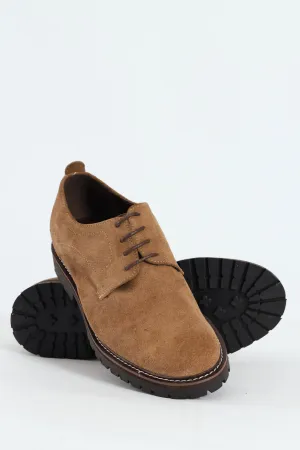 Suede Smart Casual Shoe - Taupe