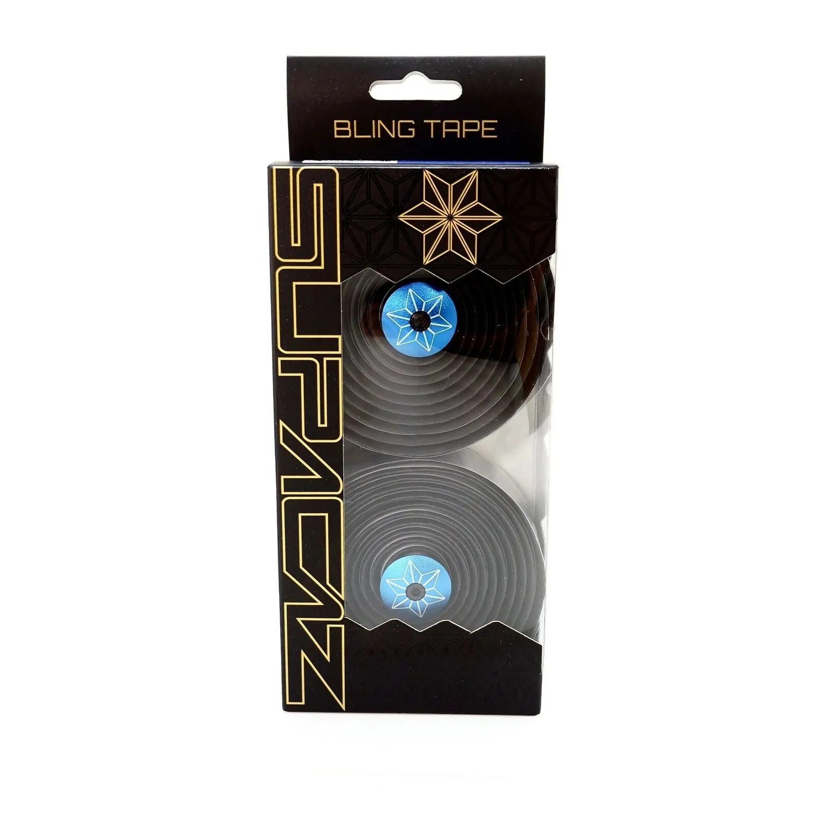 Supacaz Bling  Black or Blue Carbon Silicon Gel  / Oil Slick Bicycle Bar Tape