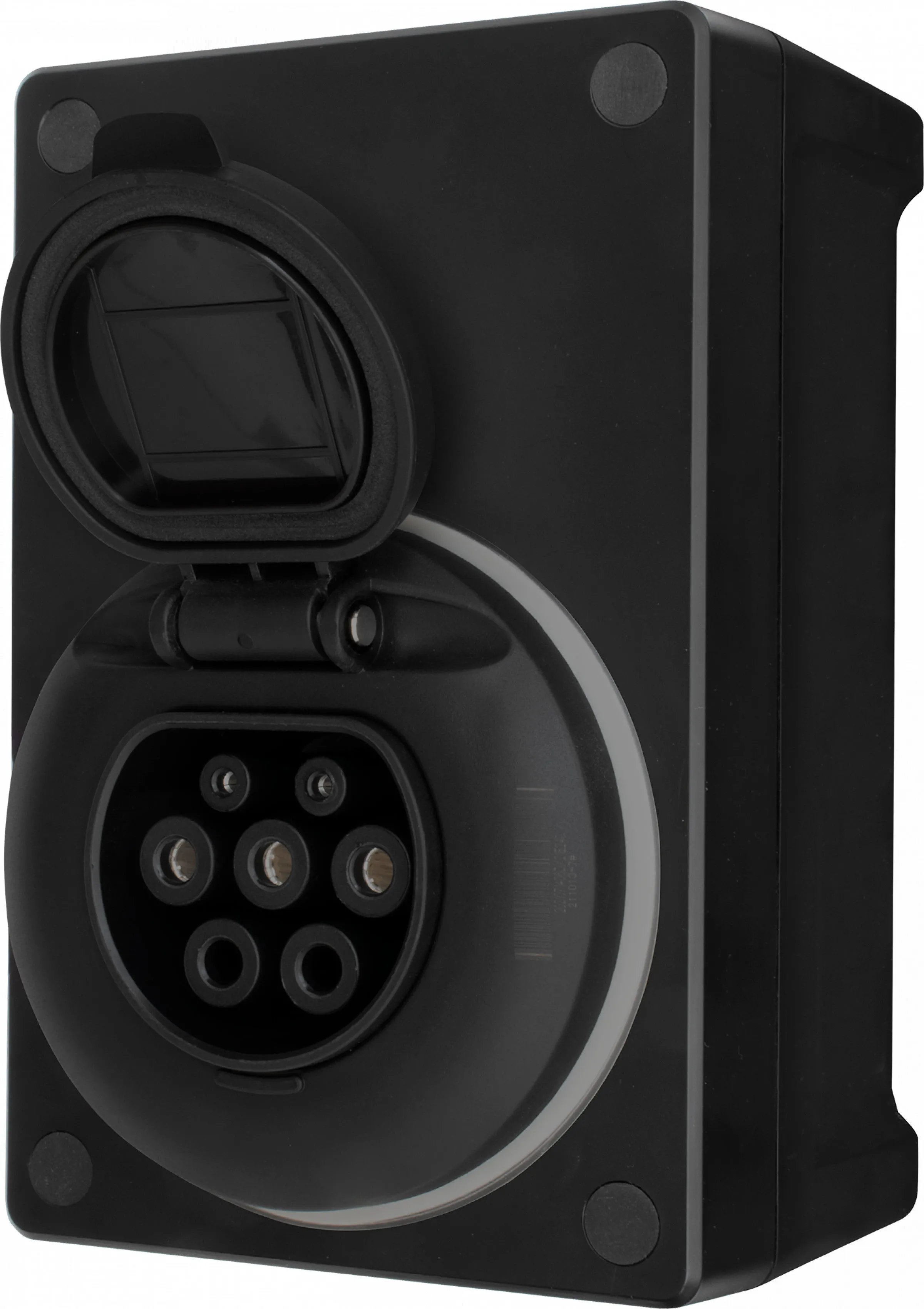 SyncEV Compact Car Charger 7.4kW Type 2 Socketed GSM/WiFi - Black