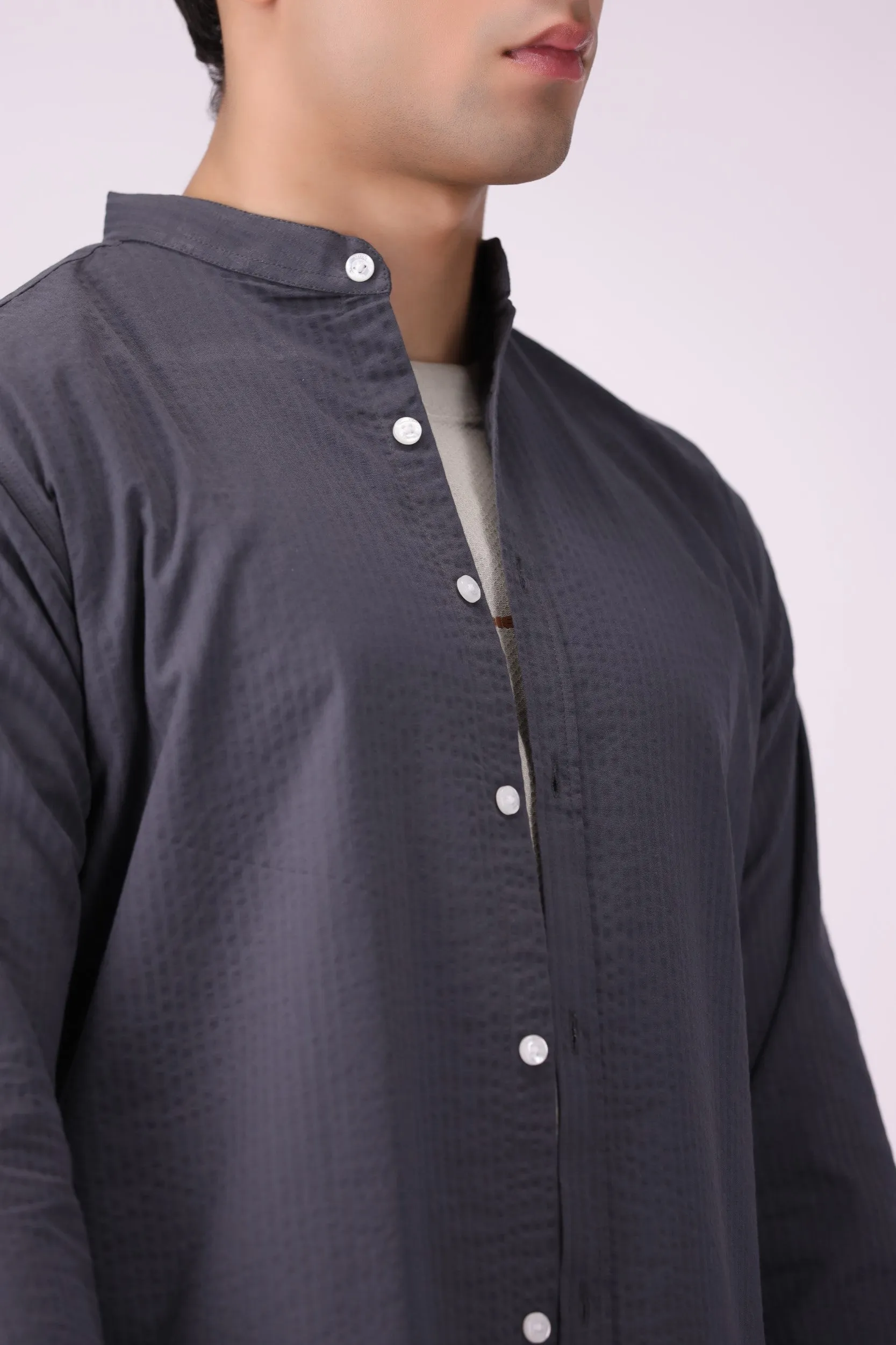 TexturaDot Grey Shirt
