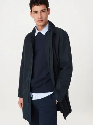 The Joseph Mac Topcoat in Deep Blue
