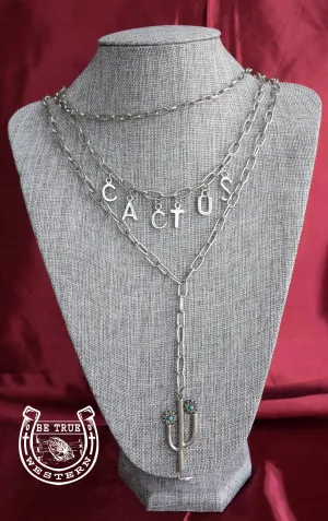 The Kick a Cactus Multi Layer Necklace