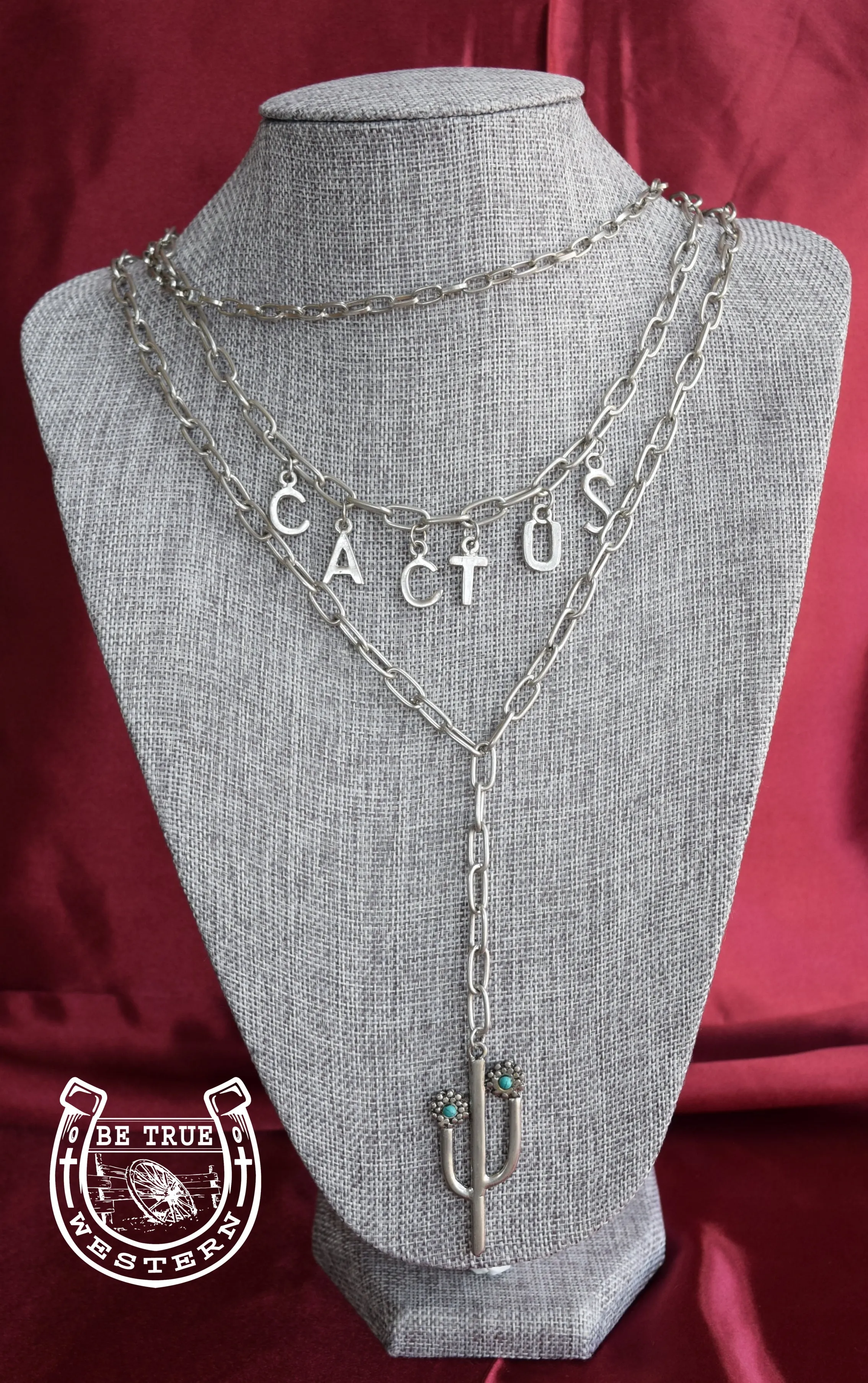 The Kick a Cactus Multi Layer Necklace