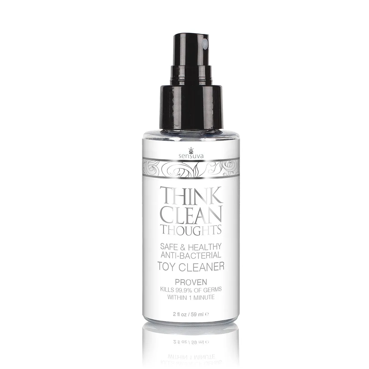Think Clean Thoughts Anti Bacterial Toy Cleaner 2 fl.oz. Bottle