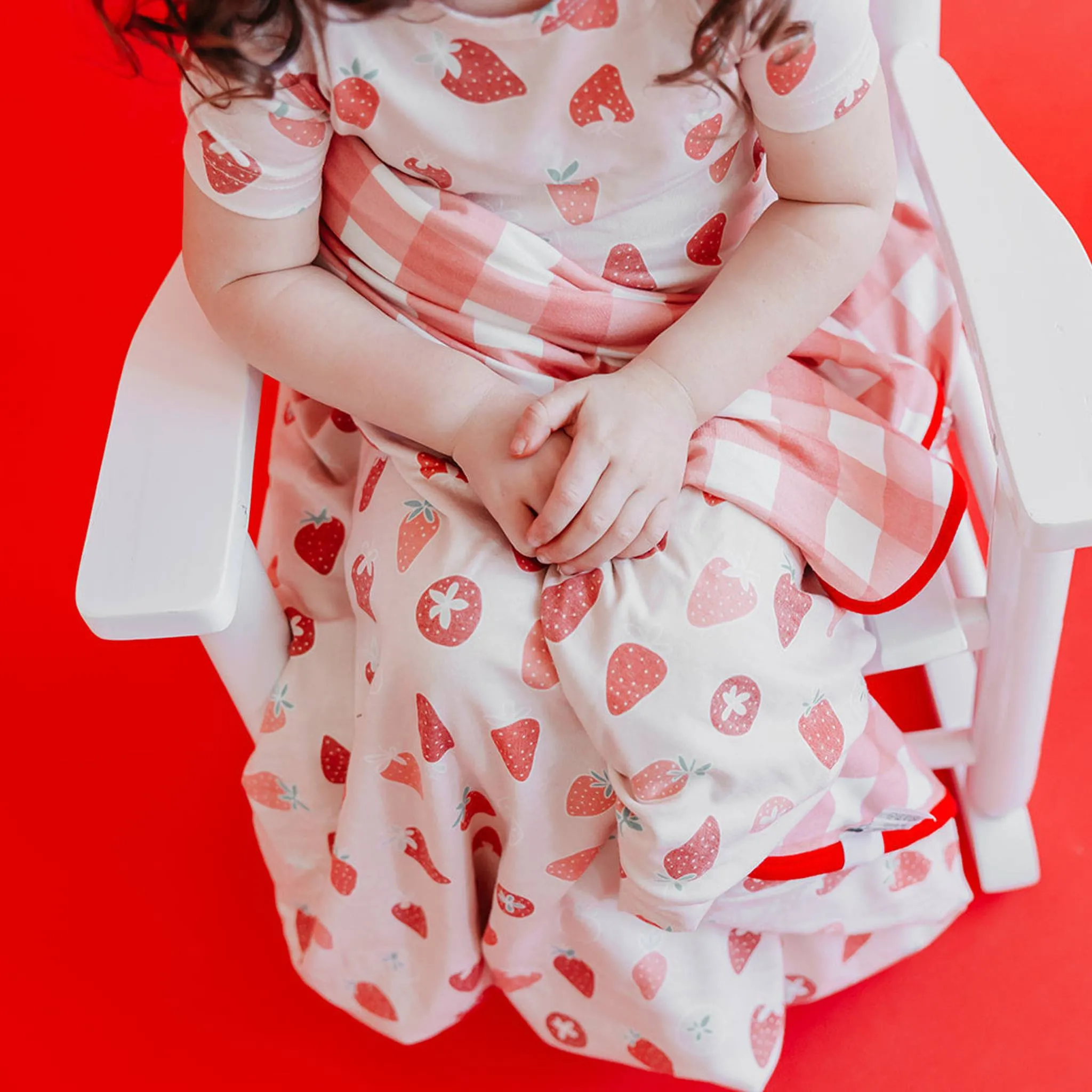 Three-Layer Quilt - Strawberry