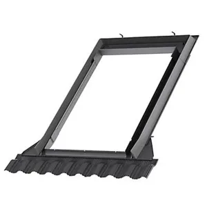 Tile Flashing Kit Roof Window Grey Aluminium Weatherproof (W)780 x (L)980mm