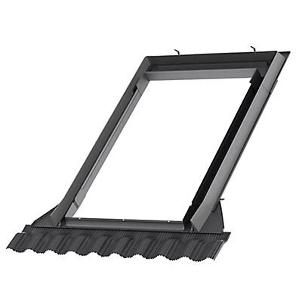 Tile Flashing Kit Roof Window Grey Aluminium Weatherproof (W)780 x (L)980mm