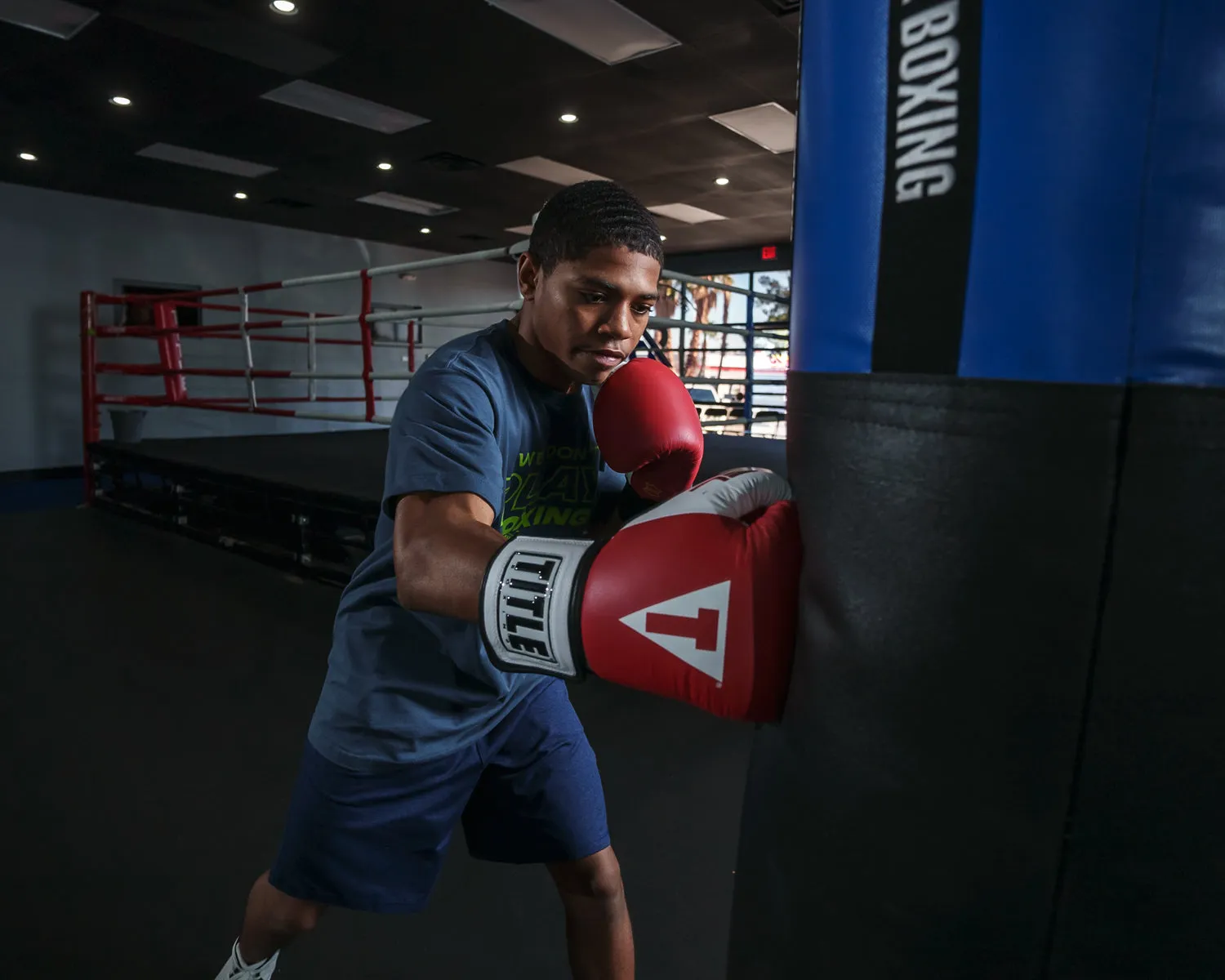 TITLE Boxing Gel World Elastic Training Boxing Gloves