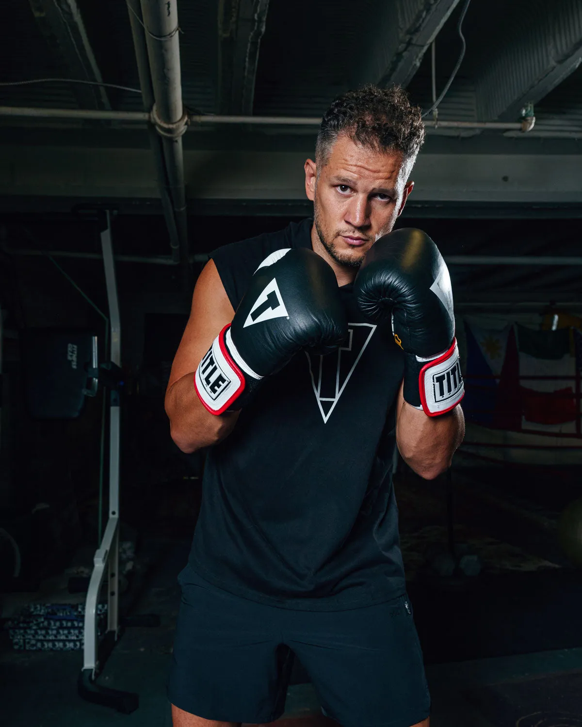 TITLE Boxing Gel World Elastic Training Boxing Gloves