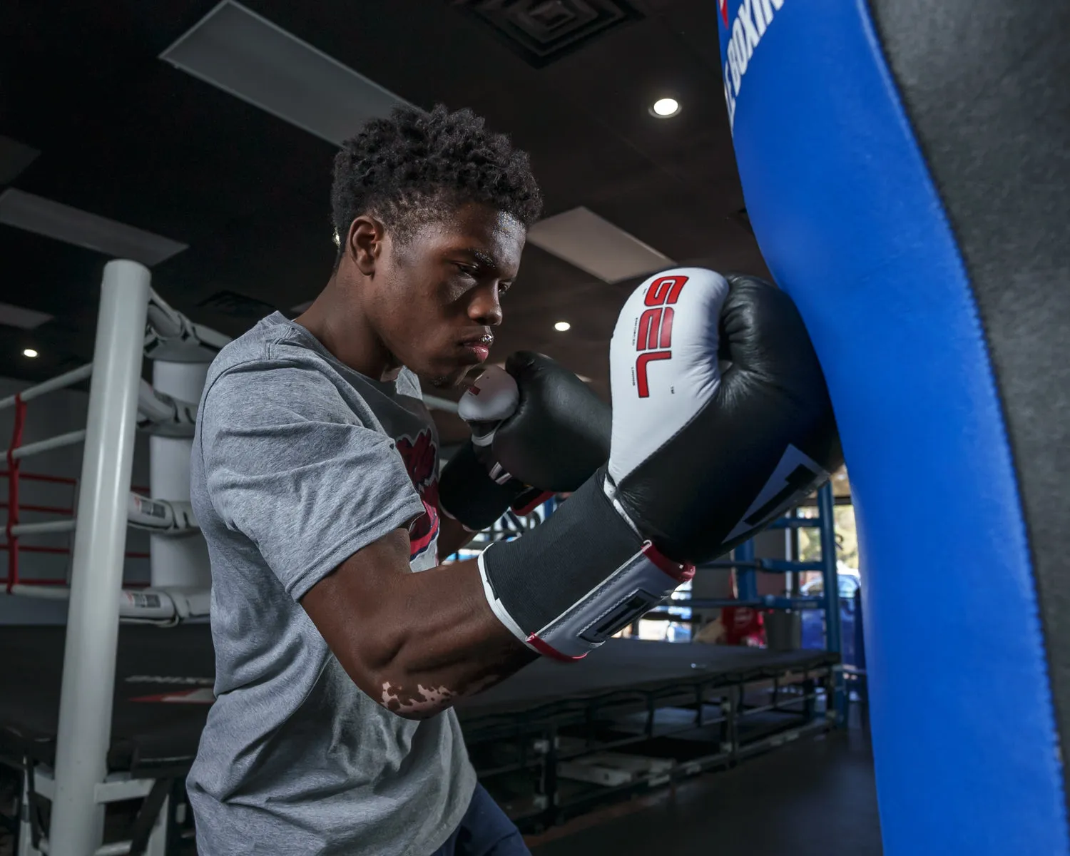 TITLE Boxing Gel World Elastic Training Boxing Gloves