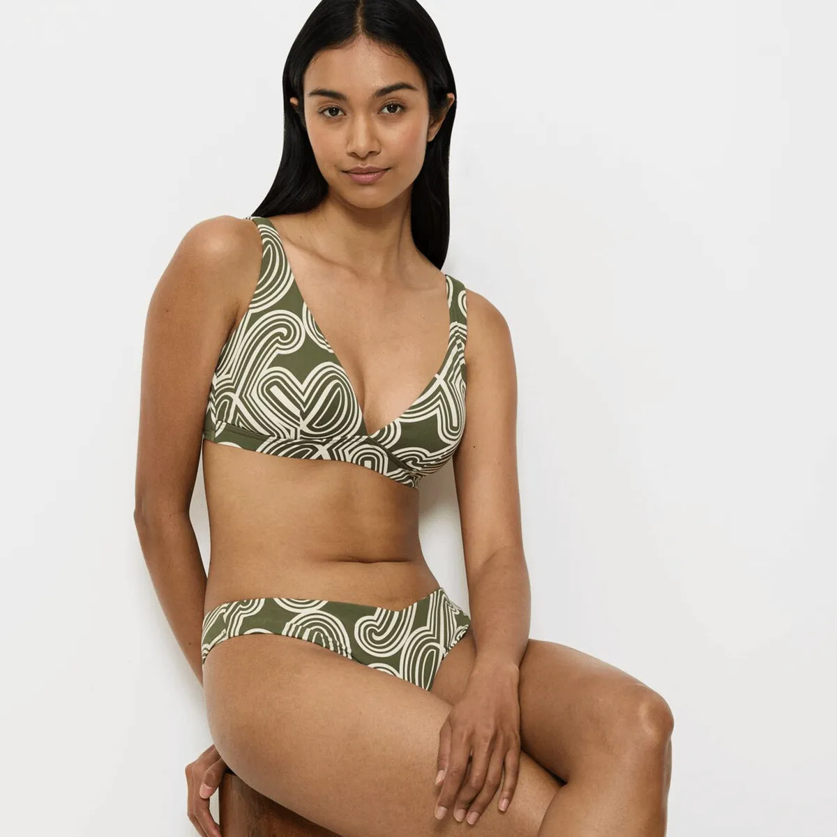Triumph Flex Smart Summer P Plunge Bikinioberteil ohne Bügel, Multi