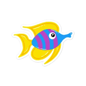 Tropical Fish Sticker (FREE SHIPPING)