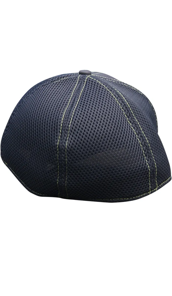 Trucker Stretch Hat - Gray and Green Signature Series