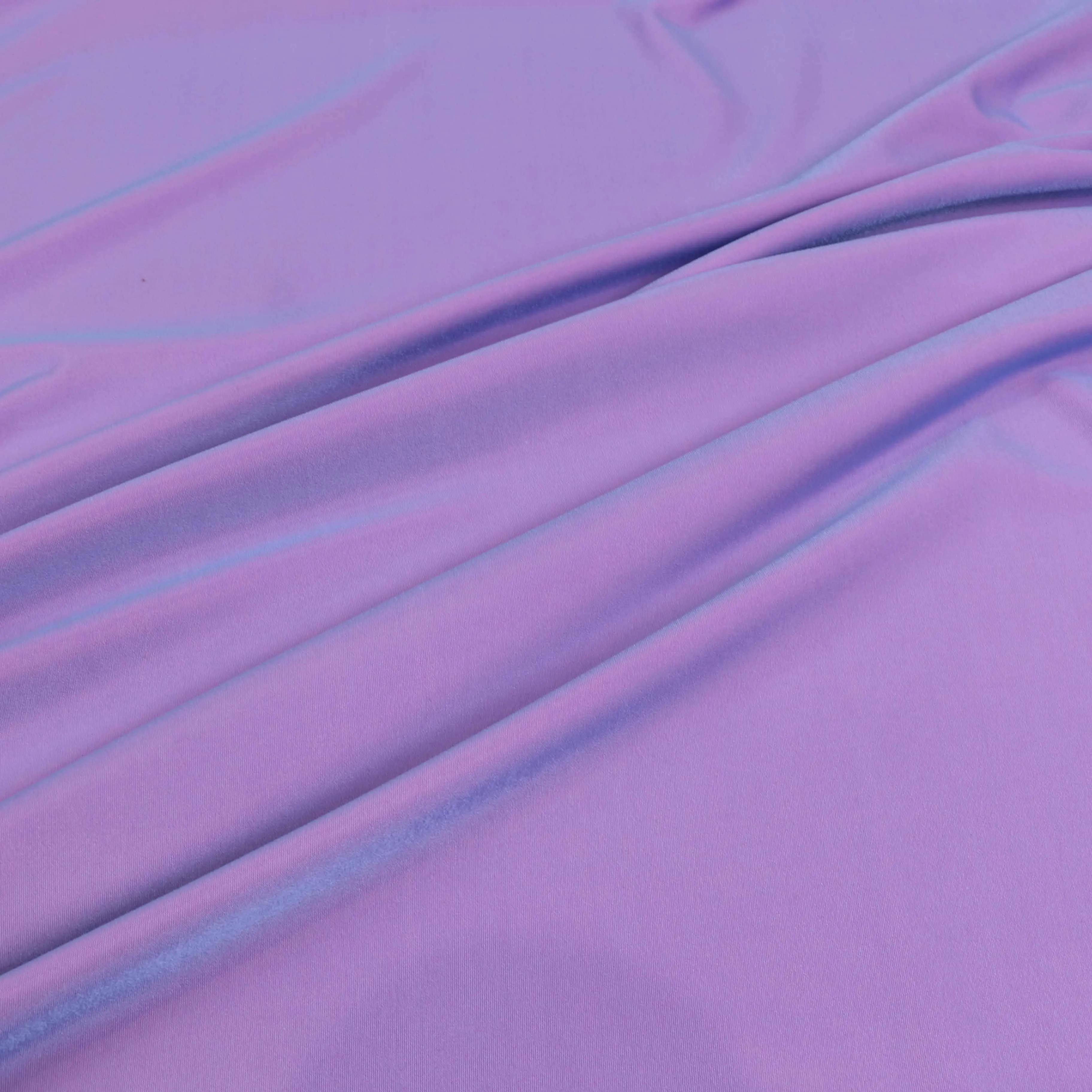 Two tone Lycra Fabric - Lilac, blue