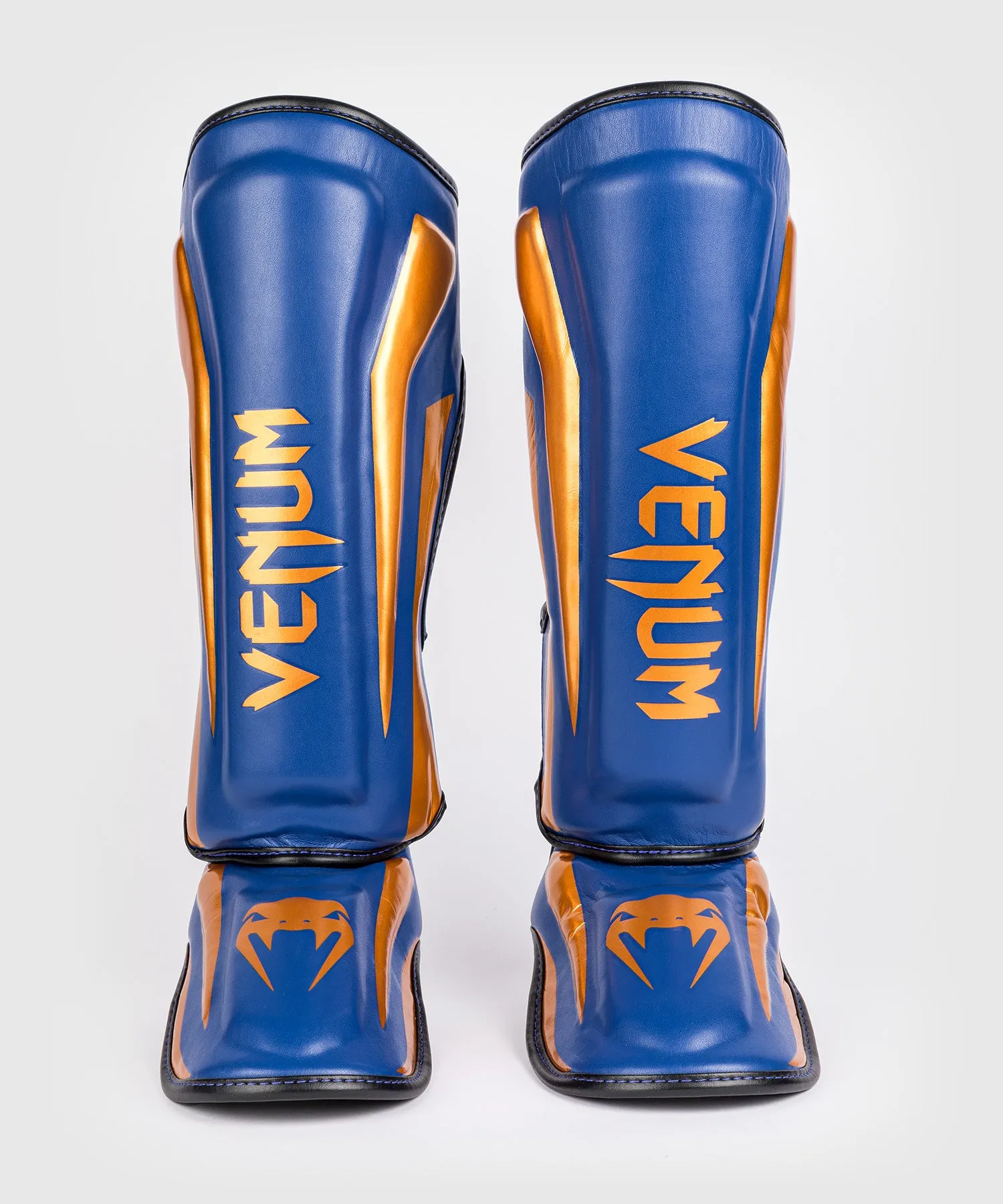 Venum Elite Scheenbeschermers - Koninklijk Blauw - Speciale Editie