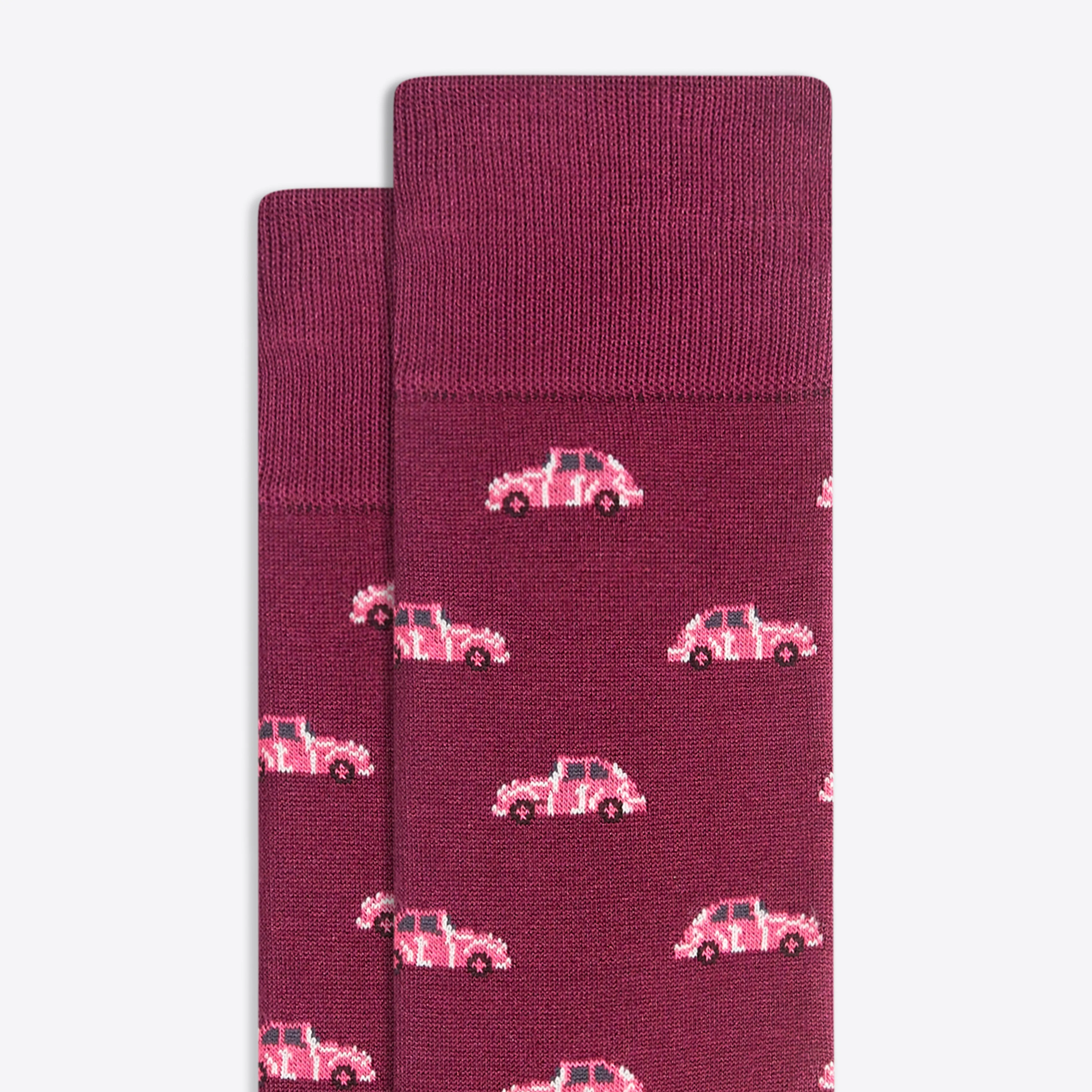 Vintage Car Mid-Calf Socks