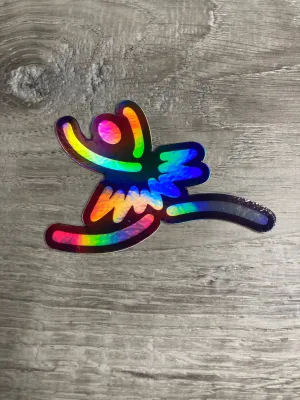 Vinyl Sticker | Dancer Hologram