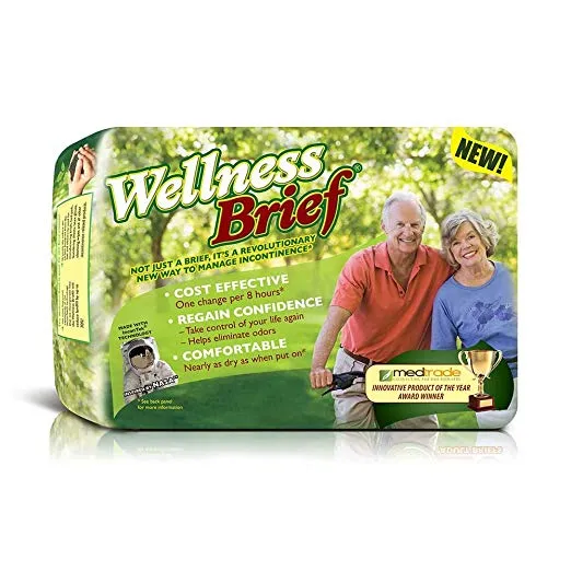 Wellness Briefs Original, with NASA Technology, Large, Pack/20