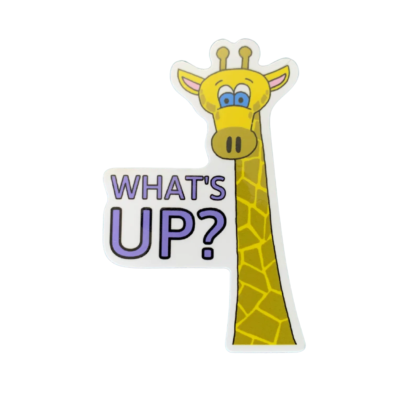 What's Up Giraffe Sticker (FREE SHIPPING)