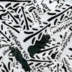 White NT Sticker