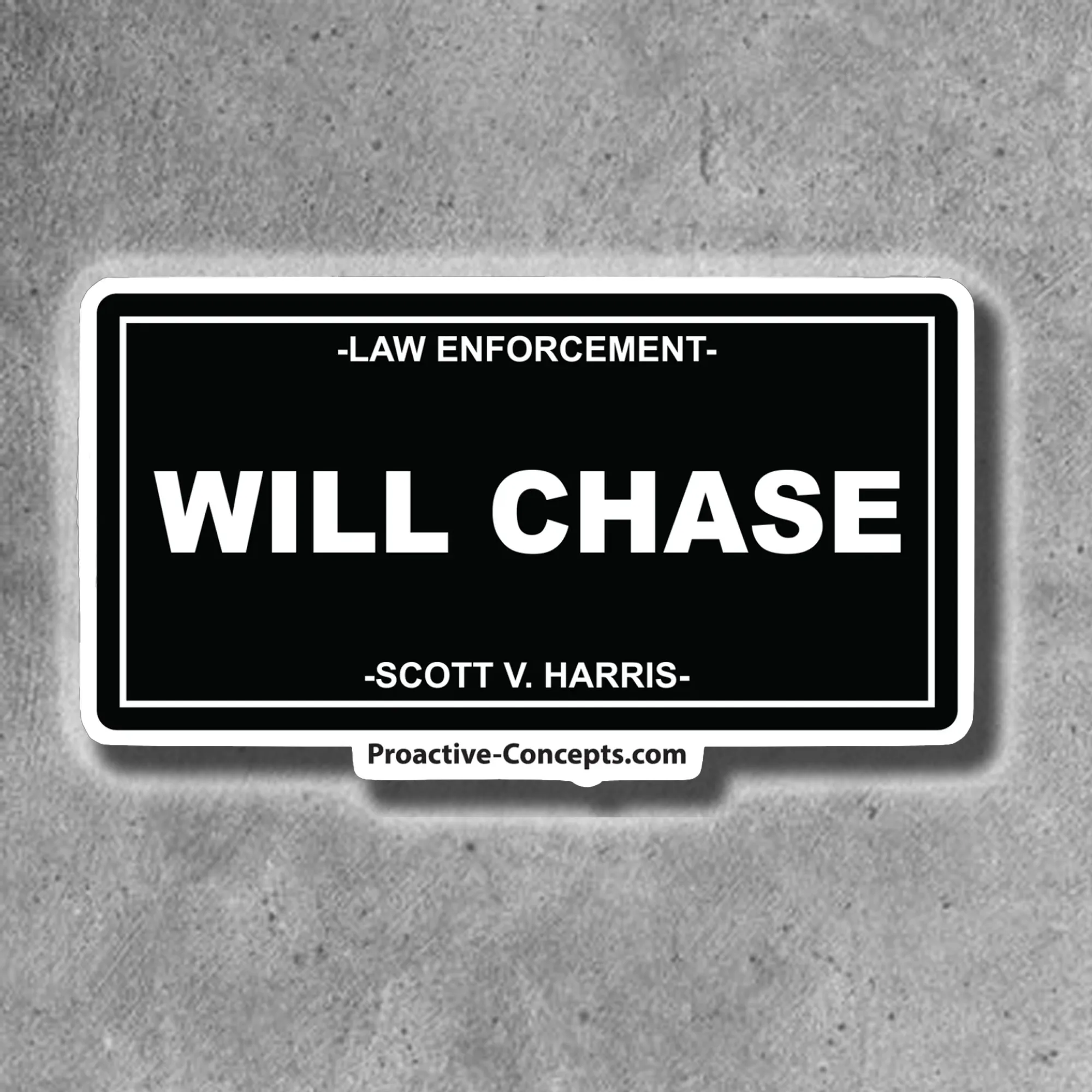 Will Chase - LP Sticker