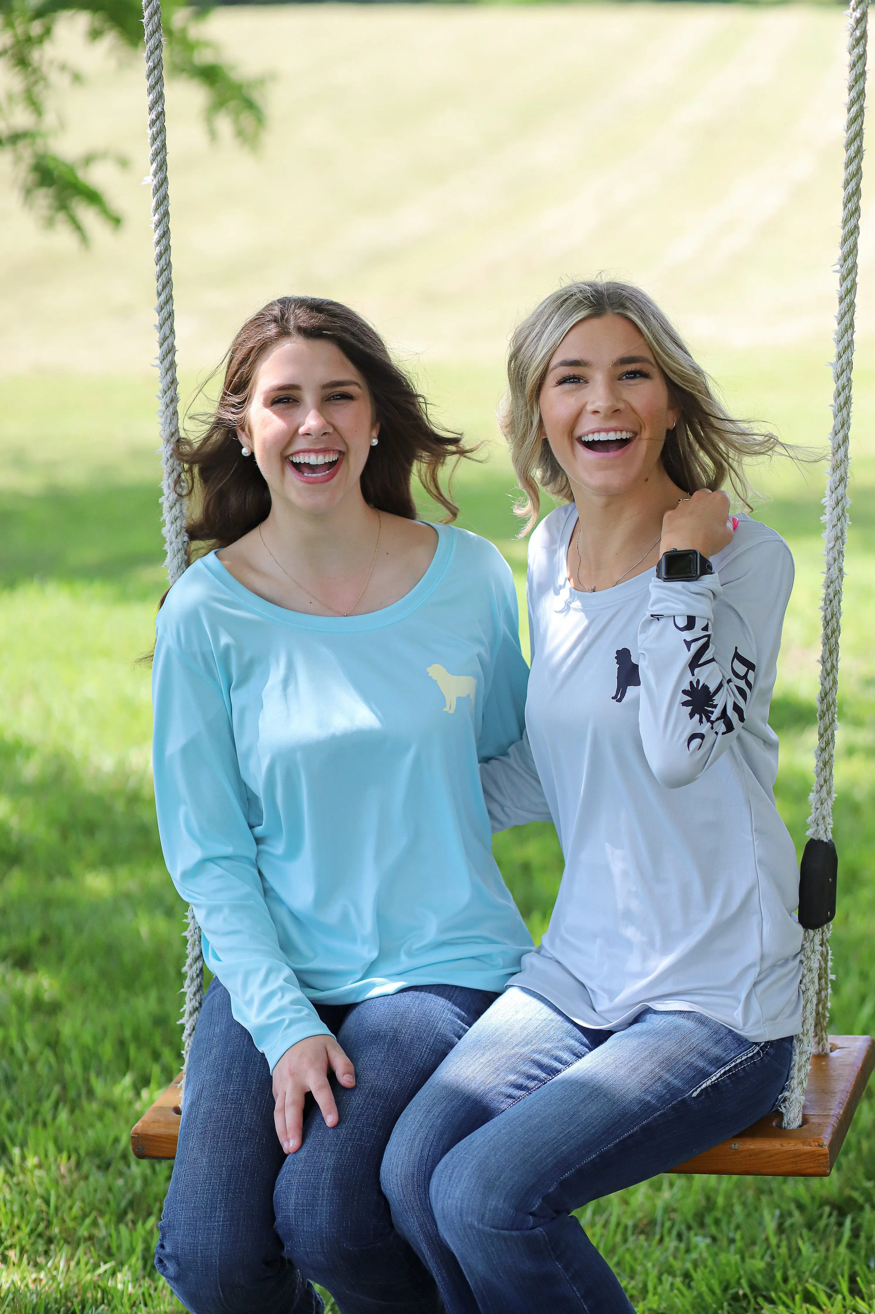 WOMEN'S LONG SLEEVE FISHING T-SHIRT W/BSS® LOGOS
