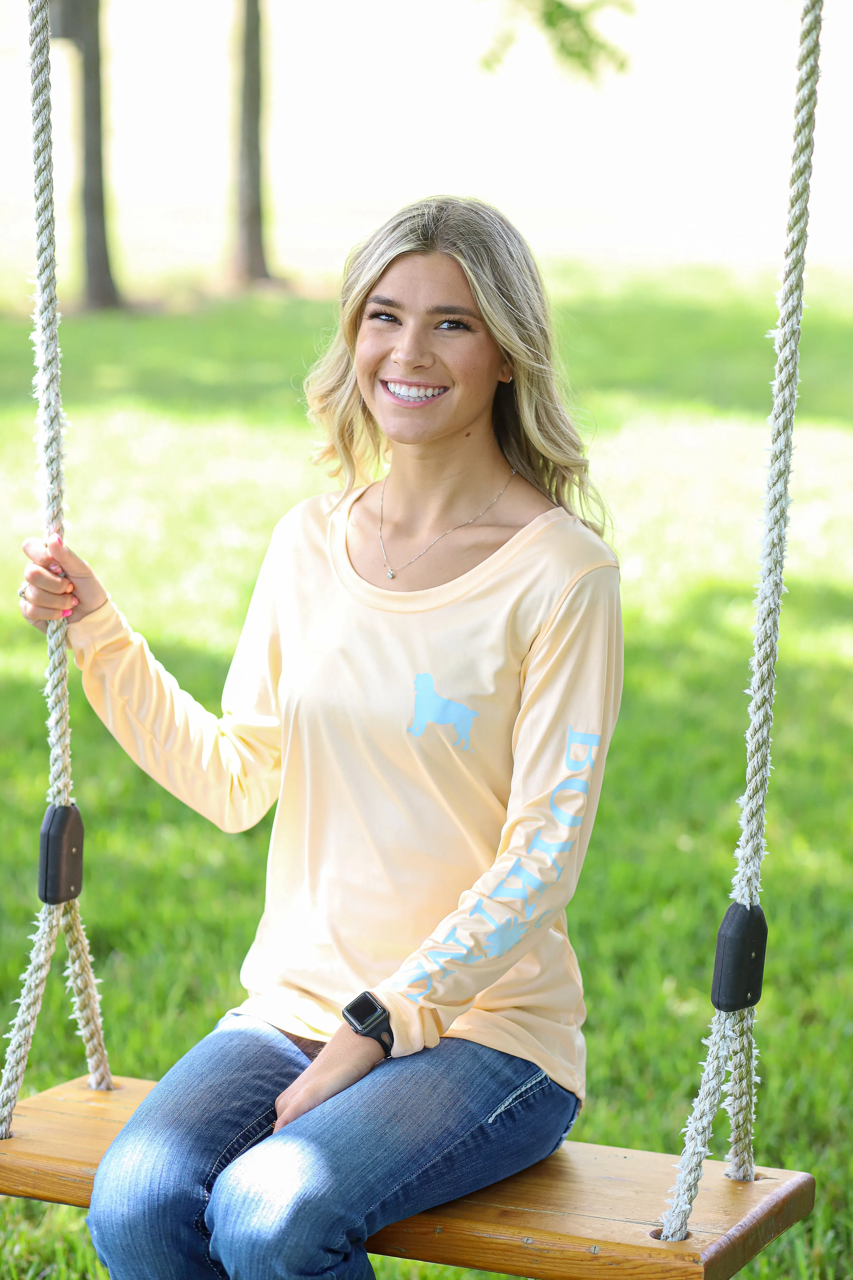 WOMEN'S LONG SLEEVE FISHING T-SHIRT W/BSS® LOGOS