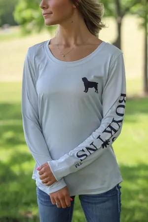 WOMEN'S LONG SLEEVE FISHING T-SHIRT W/BSS® LOGOS